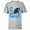 Athletic Heather, variant on Black Panther Classic Comic Splatter Distressed - Short Sleeve T-Shirt for Kids - Customized-White