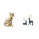 thumbnail image 1 of Figura de escritorio,Estatua de gato en estante,escritorio,oficina,decoración del hogar,Estatua de ciervo alce,Figuras de ciervos y alces,decoración para el hogar,estatuas de resina,Figura, 1 of 8