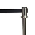 thumbnail image 4 of Vispronet Premium Belt Barrier, 4 Poles, 4 Black Belts, Crowd Control Barriers, 4 of 5