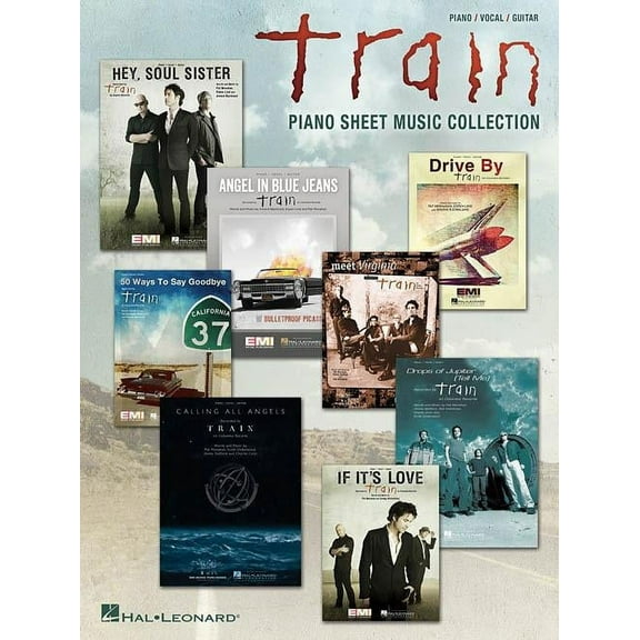Hal Leonard Train - Piano Sheet Music Collection for Piano/Vocal/Guitar