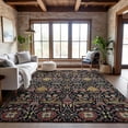 thumbnail image 4 of Dalyn Rugs Premium Machine Washable Mayfield AMF1132 Black 10' x 14' Rug, 4 of 7
