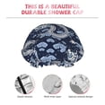 thumbnail image 4 of Dragon A Shower Cap, Reusable Bath Hair Hat for all Hair Lengths Hair Cover with Elastic Band Double Waterproof Layers Bathing Hat, 4 of 5