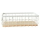 thumbnail image 1 of Matsuzay Cesta de almacenamiento de rejilla de malla para Hotel, diseño Simple, estilo moderno, organizador de llaves de artículos diversos, Almacenamiento y organización del hogar Blanco, 1 of 6