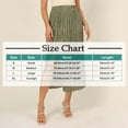 thumbnail image 3 of Xixinqiwan No Boundaries Women's and Women's Plus Skirts,Midi Skirts for Women Elastic High Waisted Split Skirt Plus Size Womens Summer Skirts, 3 of 8