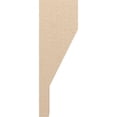 thumbnail image 3 of 6"W x 12"D x 36"H Thin Clemmons Rough Cedar Woodgrain TimberThane Corbel, Primed Tan, 3 of 6