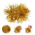 thumbnail image 2 of MOVTOTOP Golden Pom Poms for Cheerleading with Durable Plastic and Wristband Design 10pcs, 2 of 8
