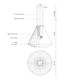 thumbnail image 2 of EP68428-BK-Kuzco Lighting-Arctic - 32W LED Pendant-31.5 Inches Tall and 27.5 Inches Wide, 2 of 3