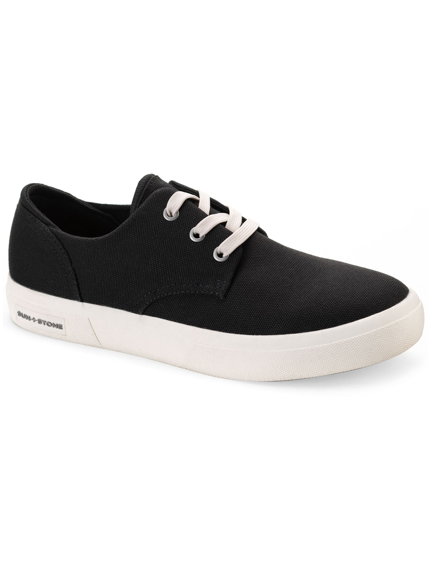 SUN STONE Mens Navy Cushioned Kiva Round Toe Lace-Up  display picture 3