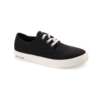 SUN STONE Mens Black Cushioned Jett Round Toe Lace-Up Sneakers Shoes 10.5 M SUN STONE Mens Black Cushioned Jett Round Toe Lace-Up  main image 2