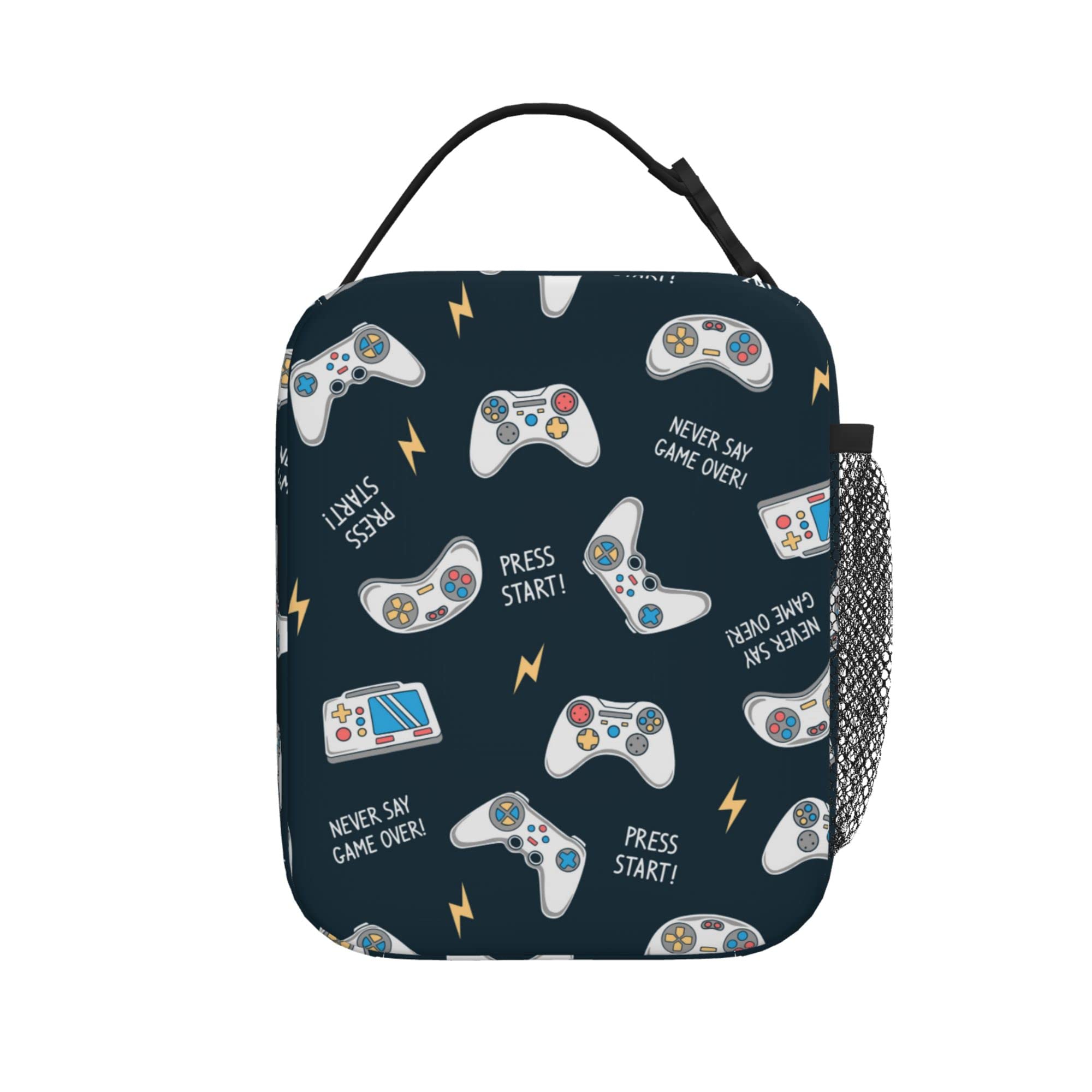 Video Game Lunch Bag for Men and Women Green Reusable Insulated Lunch Box  Waterproof Cooler Bag Leak…See more Video Game Lunch Bag for Men and Women