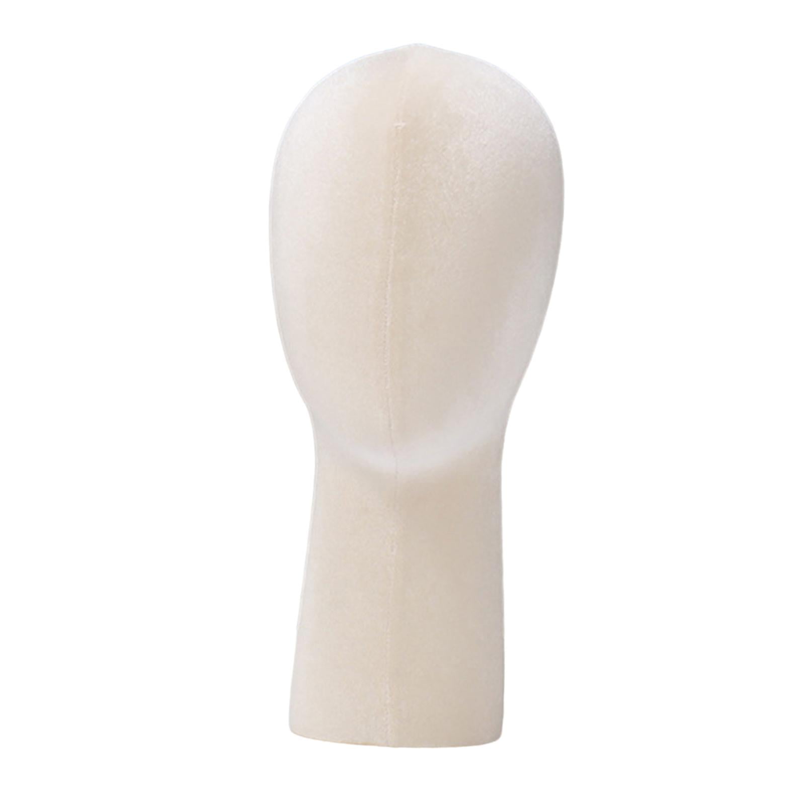 TOOYFUL Display Head Mannequin Head Model Styling Display Hat Display Stand for apricot