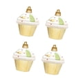 thumbnail image 4 of 4 X Decoraciones Navideñas para Cupcakes, Adorno Colgante para de Navidad, Colgante de Postre, Colgante Navideño para Chimenea, Ventana, Dormito Dorado, 4 of 8
