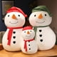thumbnail image 5 of Muñeco de nieve grande de dibujos animados blanco de 30 cm a 80 cm, peluche suave, almohada, muñeco de invierno, decoración del hogar, regalos para niños, 5 of 5