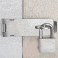 thumbnail image 4 of Heavy Duty Stainless Steel Hasp and Staple with Screws for Door, Window, Cabinet, Pet Cage, Gate Lock, 4 of 5