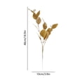 thumbnail image 3 of Bcylexb Artificial Leaves Branch, Realistic Faux Colorful Leaf Stems Fake Decorative Plant for Modern Home Dining Table Living Room Decor, 3 of 6