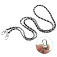 thumbnail image 3 of Uxcell 55 Inch Purse Chain Strap, Bag Chains Shoulder CrossBody Replacement for Handbags, Black/Silver Tone, 3 of 5