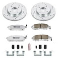 thumbnail image 3 of PowerStop Front Z26 Street Warrior Carbon-Fiber Ceramic Brake Pad and Drilled and Slotted Rotor Kit Fits: NISSAN Select Models K5817-26, 3 of 9