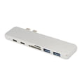 thumbnail image 3 of 7 En 1 Concentrador USB Tipo C 4K HDMI Y 2 USB C Y Lector De Tarjetas SD / TF Y 2 USB 3.0 Sunnimix Concentrador USB tipo C, 3 of 7