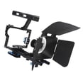 thumbnail image 3 of Jaula Para Cámara, Caja Mate Ajustable, Jaula Para Cámara DSLR, Boca De Zapata Fría, Orificios Para Tornillos De 1/4 Pulgadas Para A7S A7 A7R A7RII A7SII Para Usuarios De, 3 of 8
