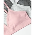 thumbnail image 2 of Fruit of the Loom Girl's Soft and Smooth Training Bralette, 3-Pack, 2 of 5