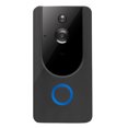 thumbnail image 1 of Timbre de puerta inteligente visual inalámbrico Alarma WiFi Teléfono móvil Remoto 720P HD Cámara de seguridad Timbre de puerta de conversación bidireccional kenally HA2311-01B, 1 of 7