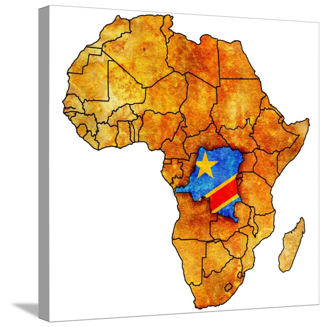 Drc On Map Of Africa - United States Map