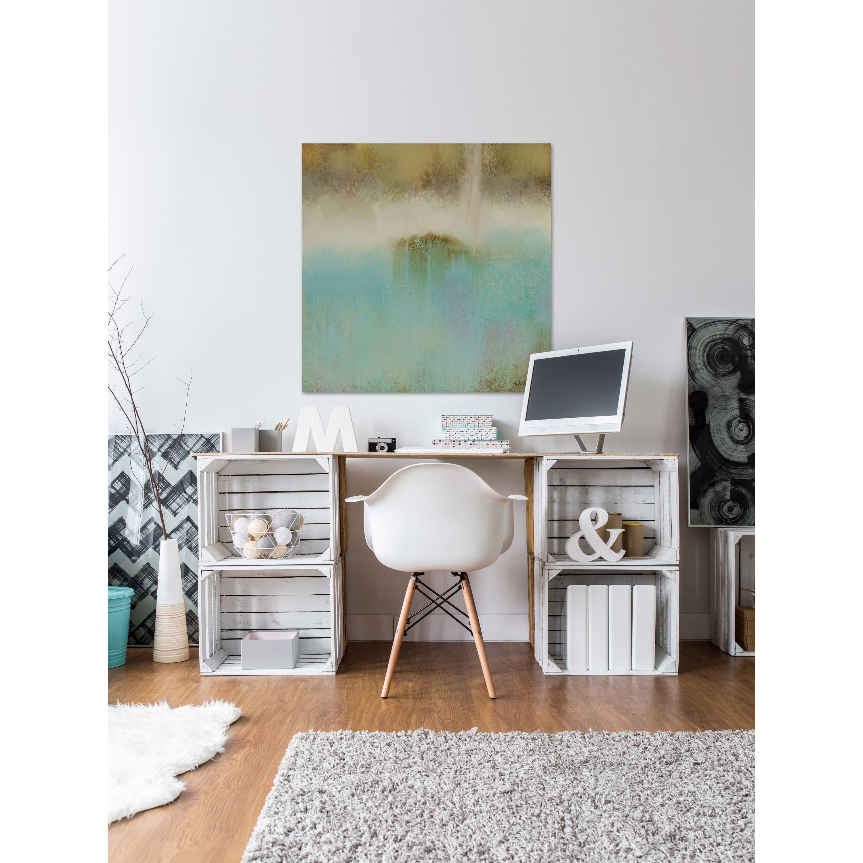 Marmont Hill "Moods" by Rick Novak Painting Print on Wrapped Canvas