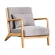 thumbnail image 2 of Sofá Individual Con Almohada, Asiento De Salón, Silla Decorativa Para Oficina, Sala De Estar, Hogar, Gris, 2 of 8
