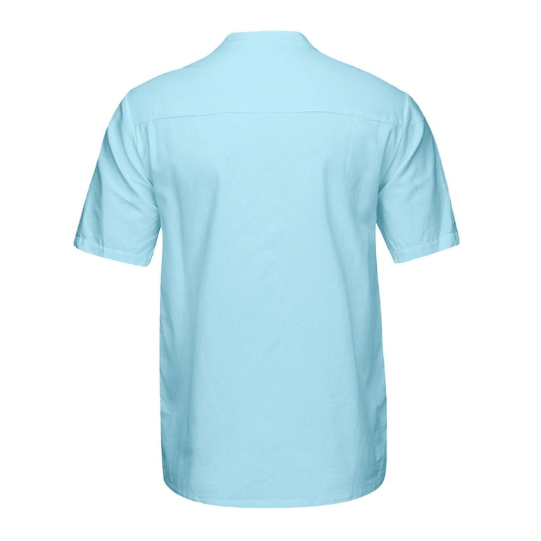 Sky Blue Plain T-shirt, Size: Small, Medium, Large