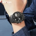 thumbnail image 4 of SANDA 2022 Fashion Outdoor Mens Watches Top Brand Military Sports Quartz Watch Dual Display Wristwatch Waterproof Clock 6036, 4 of 6