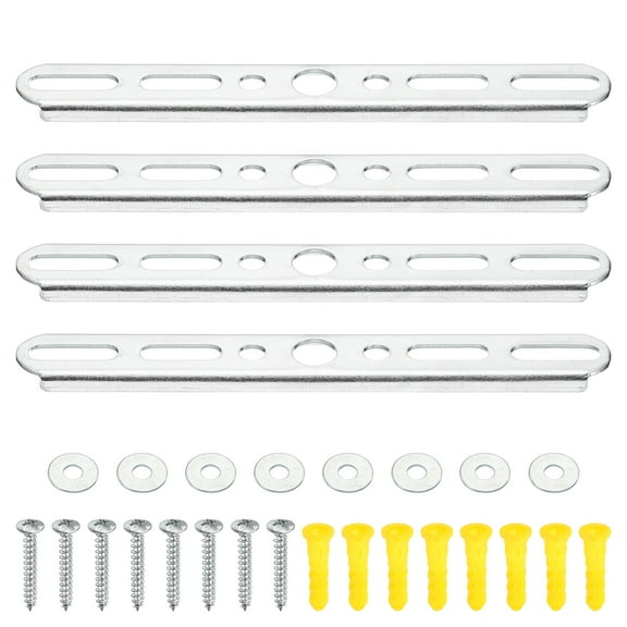 Uxcell 140mm 5.5 Inch Ceiling Light Plate Kit, 4 Set Pendant Light Fixture Mounting Bracket Crossbar with Screw Nut