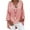 Pink, variant on Oversized Blouses for Women Casual Sexy V-Neck Long Sleeves Tunic Tops Trendy Pure Color Cotton Linen Loose Fit Shirt Tees Blue M