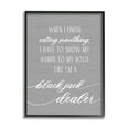 thumbnail image 2 of Stupell Industries Humorous Dog Quote Animal Pet Lover Typography Graphic Art White Framed Art Print Wall Art, Design by Daphne Polselli, 2 of 5