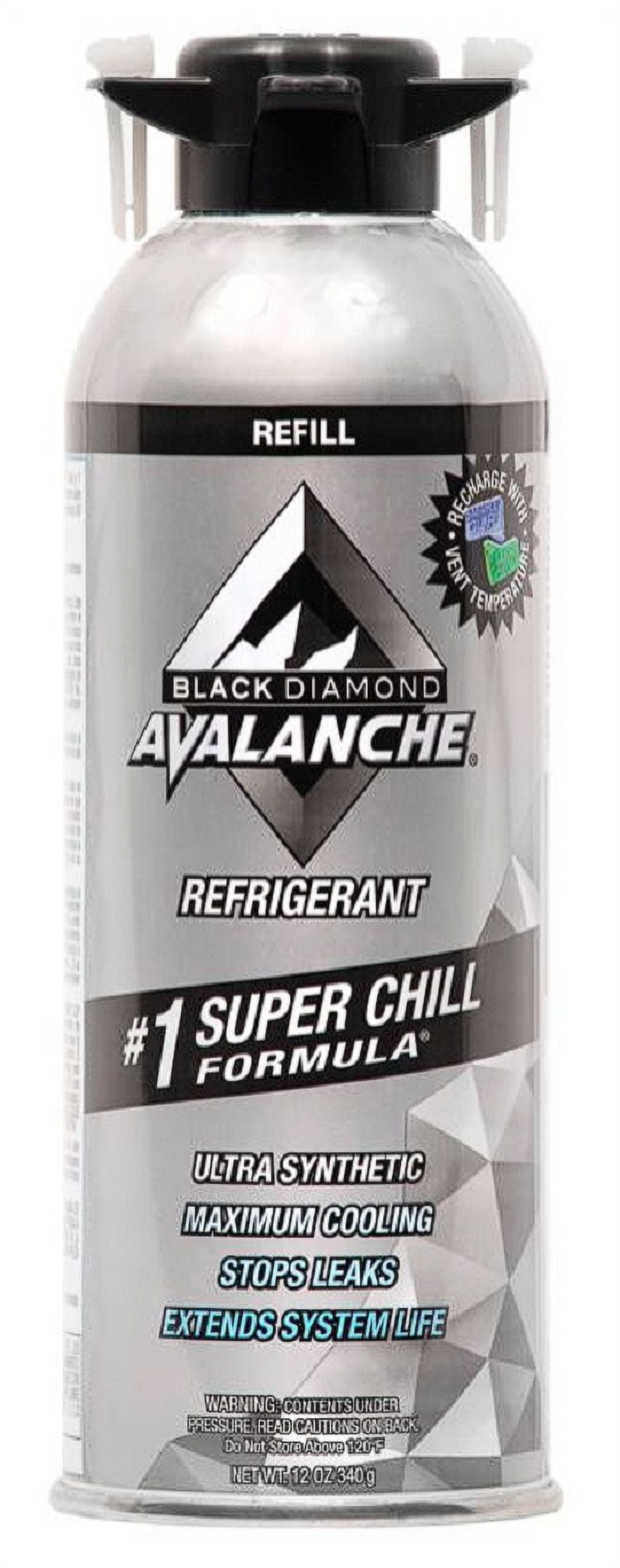 Avalanche BD102SC 134A Refrigerant, Air Conditioning Maintenance, 12 oz