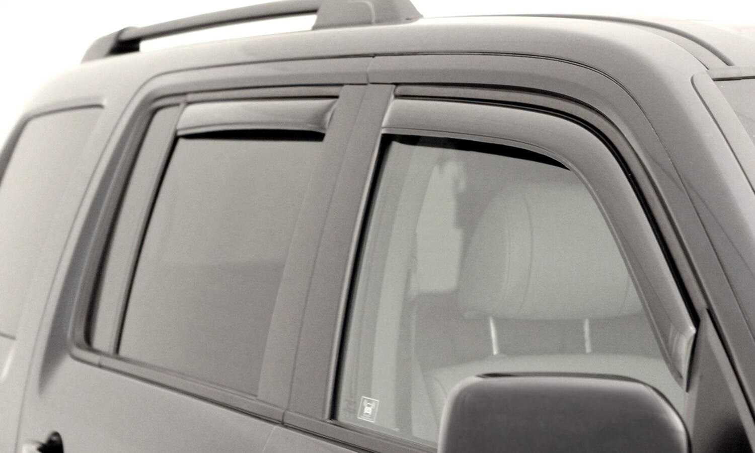 Auto VentShade (AVS) 194357 In-Channel Ventvisor Window Deflectors Fits 2001-2007 Toyota Highlander, 2006-2007 Highlander Hybrid, 4 pcs. Smoke-