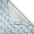 thumbnail image 6 of Ambesonne Animal Cartoon Valance & Curtain, Happy, 55"x30", Pale Blue Sky Blue White, 6 of 6