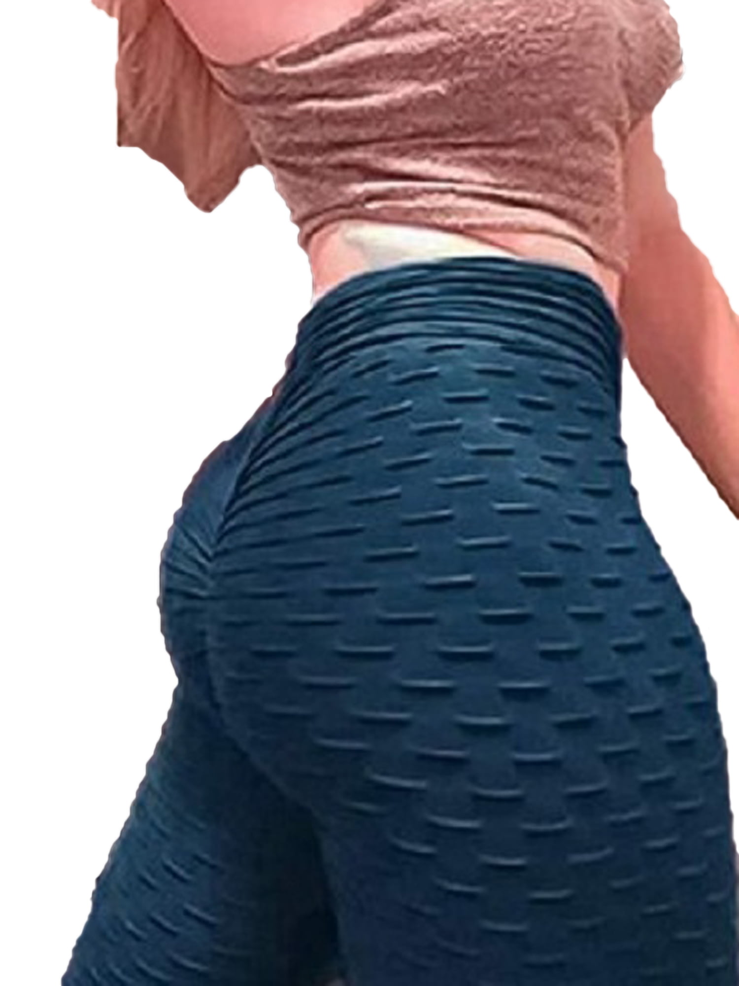 Women Yoga Gym Anti Cellulite Compression Leggings Butt Lift Elastic Pants 