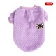 thumbnail image 3 of Greeniant Ropa para perros Disfraces Estilo simple Suéter multicolor para mascotas Cachorros Camisa Suavidad Mantener caliente Cachorro Chaleco Café L Ropa para mascotas Violeta METRO Greeniant PT003805-17B, 3 of 6