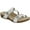 white, variant on Aetrex Women's Janey Braided Orthopedic Leather Slides for Women Summer Sandals