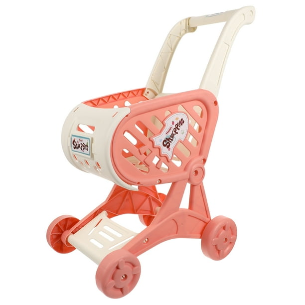 EeaseMX carrito de compras de juguete simulado para niños, carrito de supermercado de juguete para niños.
