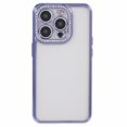 thumbnail image 1 of For iPhone 15 Pro TPU Case Rhinestones Decor Anti-Drop Slim Phone Cover - Dark Purple, 1 of 5
