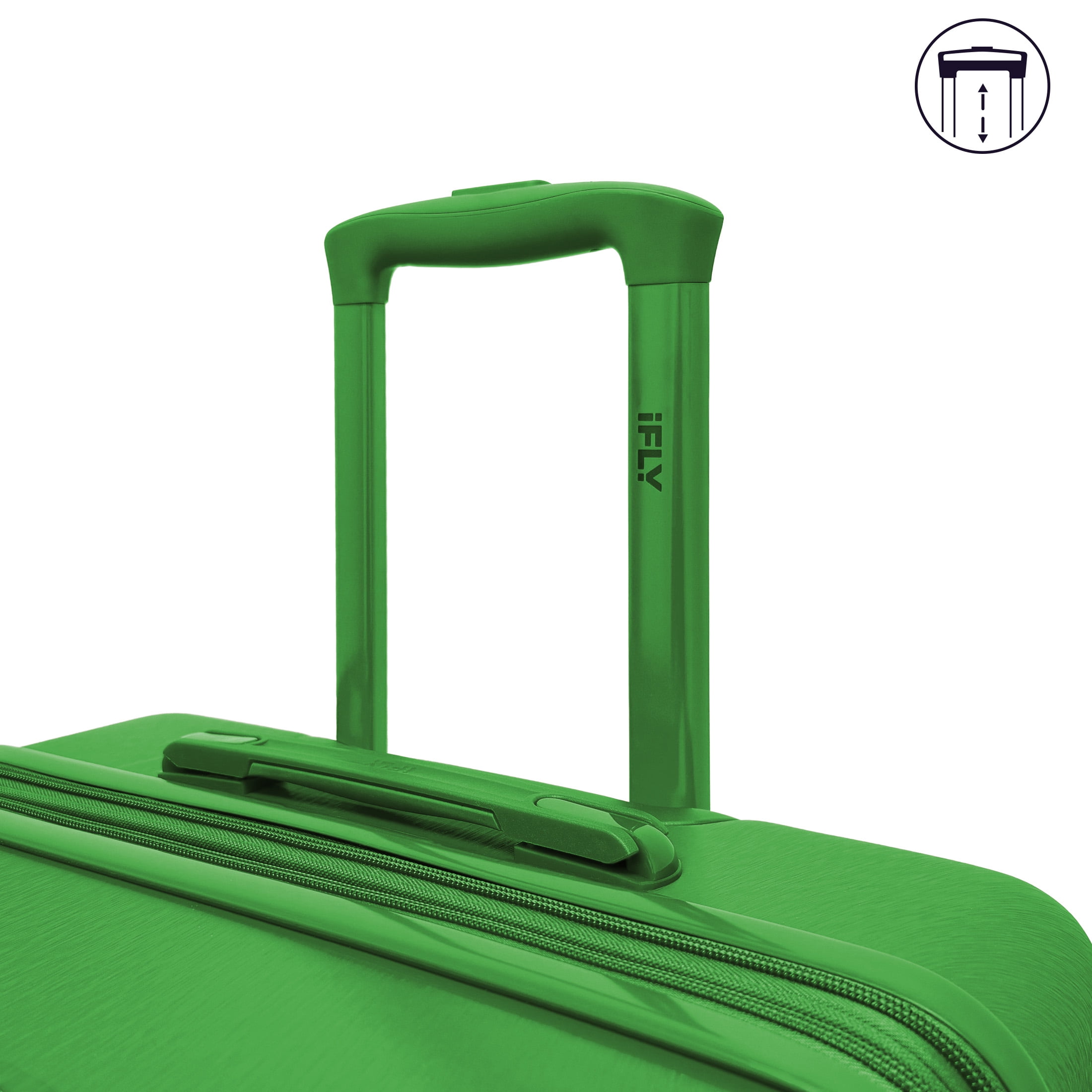iFLY Volt 20" Expandable Hardside Spinner Carry-On Luggage, Hunter Green