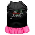 thumbnail image 5 of Christmas Pet Dog  Cat Dress Rhinestone, "Tis The Season To Sparkle", 5 of 9