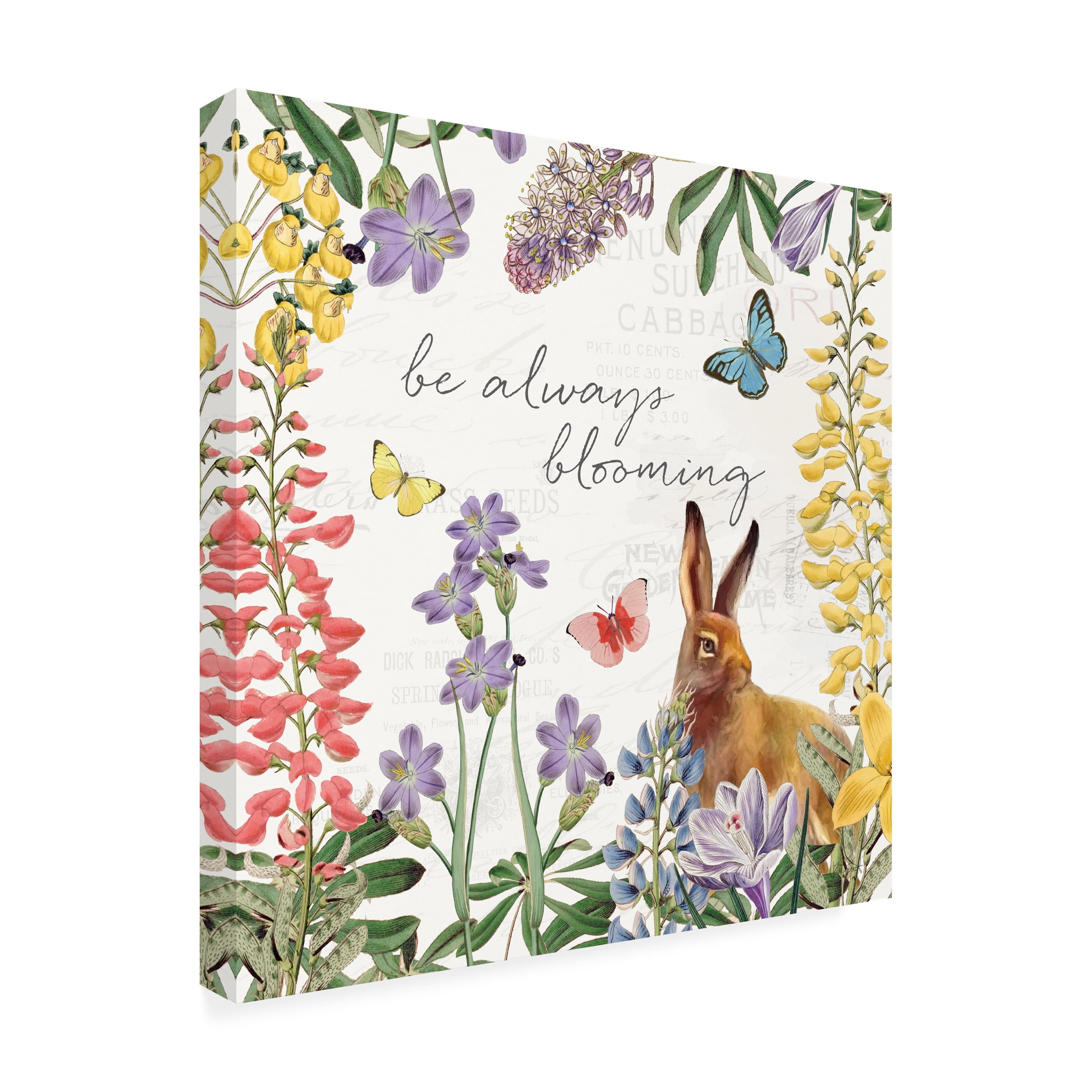 Trademark Fine Art 'Easter Garden III' Canvas Art by Katie Pertiet