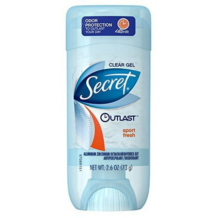 Secret Sport Fresh Clear Gel Antiperspirant & Deodorant 2.6 Oz