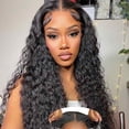 thumbnail image 1 of Pelucas Srakuw Wear and Go sin pegamento, 100% cabello humano, 60 cm, ondulado, 1 of 6