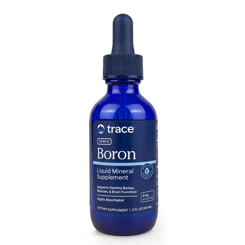 Trace Minerals Ionic Boron - Liquid Ionic Boron Supplement for Daily Health Support - Bone, Muscle & Connective Tissue Support - Healthy Mindset - Vegan & Gluten-Free - 2 fl oz (48 Servings)