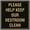 Black Gold, variant on Signs ByLITA Square Please Help Keep Our Restroom Clean Sign - Easy Installation | Durable Material (Blue) - Medium