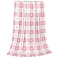 thumbnail image 2 of Balery Plaid Heart Manta de Felpa Suave y Acogedora – Cobija de Franela Aterciopelada para Cama, Lavable y Cálida para Sofá, Mascotas, Transpirable-50"x40", 2 of 7