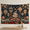 D, variant on XaaKee, Tapestry Wall Hanging, Target Elephant Act Decorative Artwork, High-Quality Polyester Bedroom Tapestry, 60x40Inch